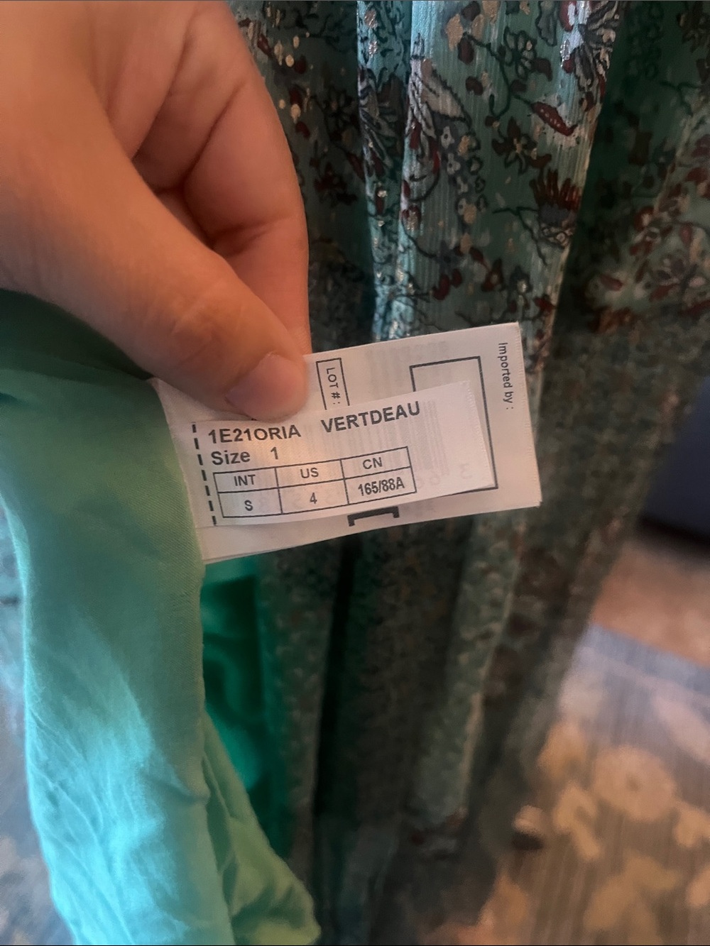 BA&SH Oriane printed wrap maxi dress
*As-Is* belted wrap around tie is cut short - Picture 7 of 13